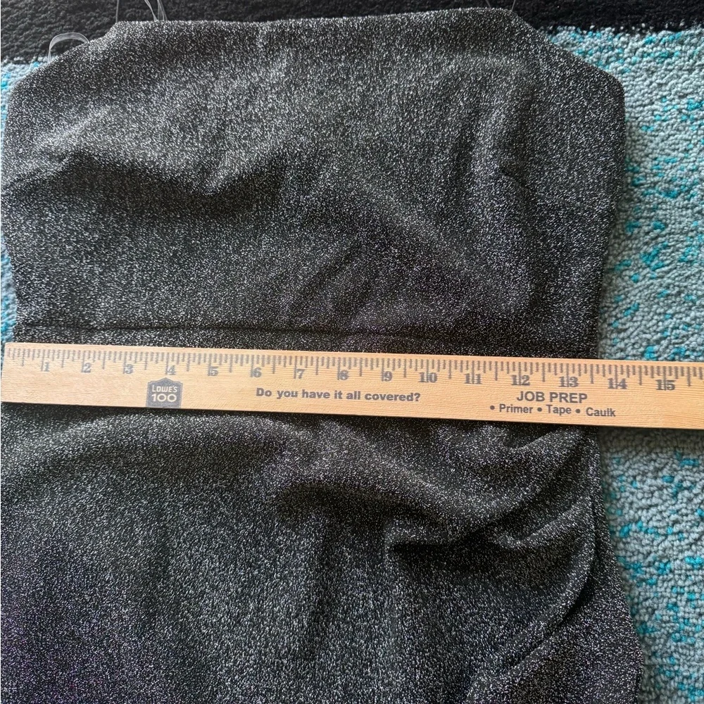 Windsor Gray Asymmetrical Wrap Cocktail Dress - Picture 8 of 9